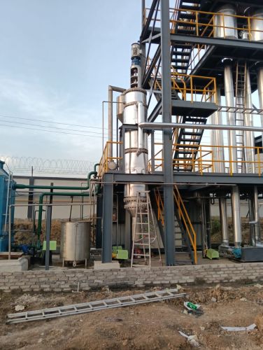 Semi Automatic Electric Waste Water Treatment Plant, Color : Silver