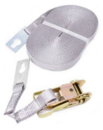 2 X 46 Inch Tie Down Ratchet Straps Operated With Keyhole Hook