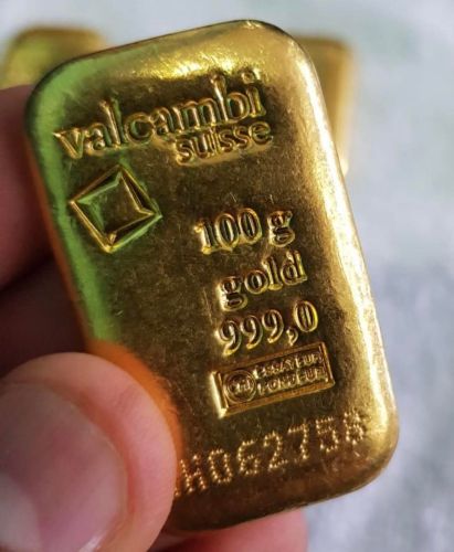 100 Gram Gold Biscuit, Color : Golden Bar