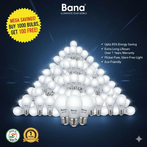 LED Bulb 12 W, Brand Name : BANA