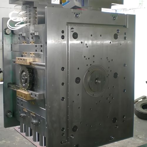 Semi Automatic Electric Plastic Injection Mould, Color : Black