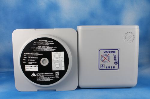 Plastic Vaccine Carrier Long Range, Color : White