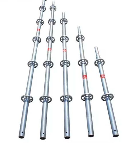 Polished Iron Ringlock Scaffolding System, Color : Grey, Silver