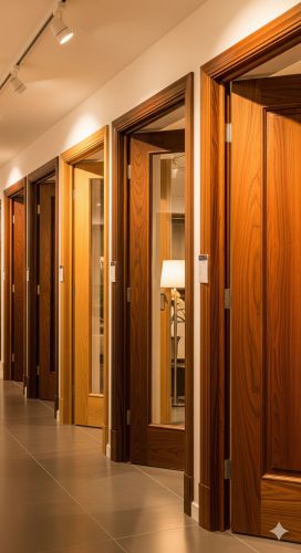 Post-Formed Pinewood Laminate Wooden Plain Post-forming Door Frame