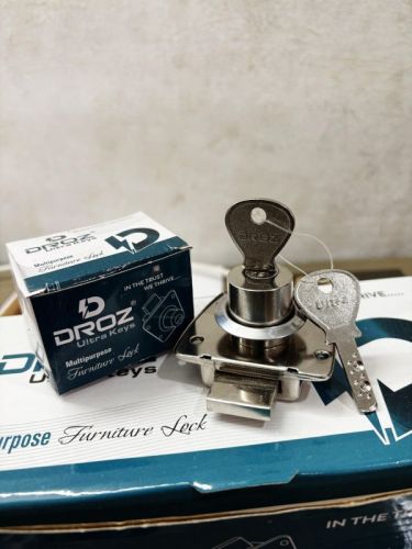 Polished Iron Zinc Multi Purpose Locks, Color : Shiny-silver