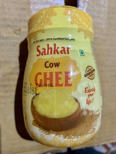 Sahkar Cow Ghee 100 Ml, Color : Light Yellow, Packaging Type : Jar