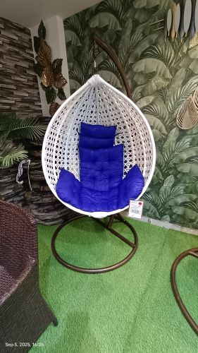Plain Laminated Finished Nylon Hammock, Color : Creamy for Graden Use