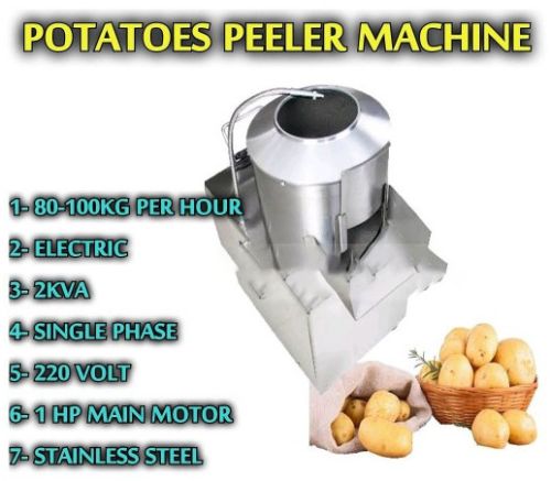 Mild Steel Potato Peeler Machine, Automation Grade : Semi Automatic