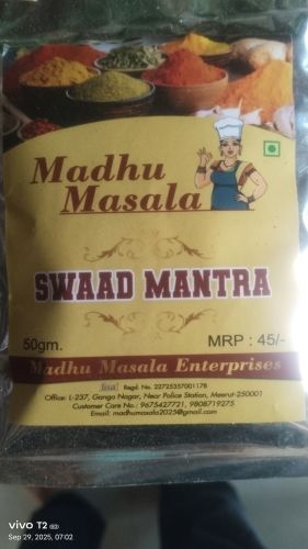 Swaad Mantra Masala, Packaging Type : Plastic Pouch, Plastic Packet