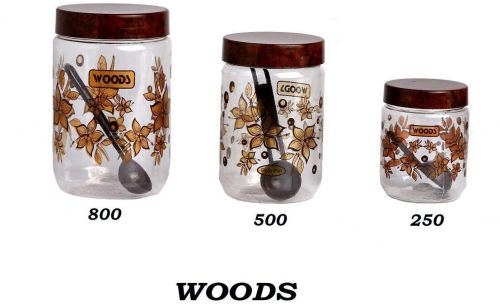 Plastic Jar Woods, Color : Assorted, Packaging Type : Individual