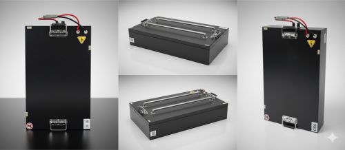 Electric Lithium Batteries, Color : Black