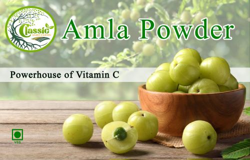 Amla Powder, Color : Green, Packaging Type : Resealable Pouch