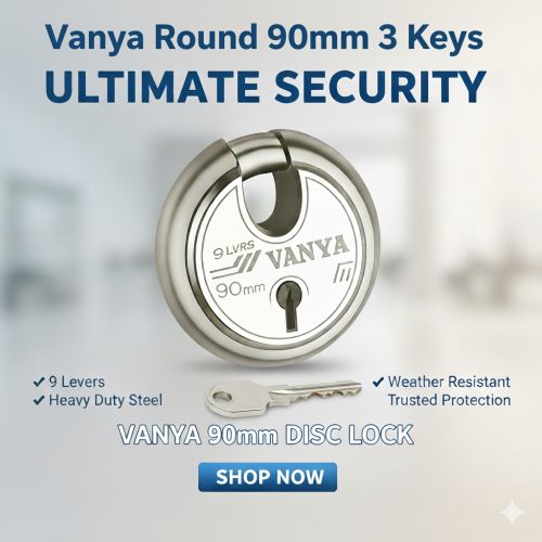 Plain Polish Iron Pad Lock, Color : Grey, Silver