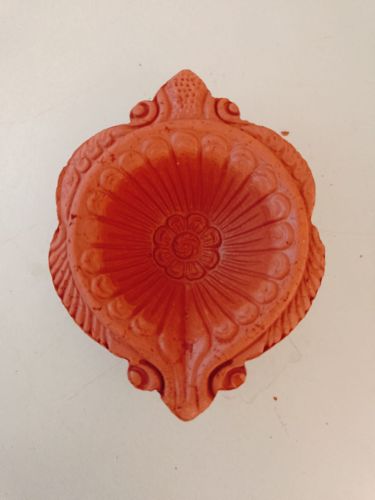 Clay Diya, Color : Brown Dried for Decoration