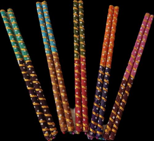 Wooden Dandiya Sticks, Color : Multicolor