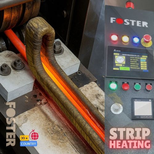 Semi Automatic Polished Induction Continuous Strip Heating System