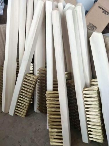 Wooden Handle Grill Brush, Brand Name : Naaz