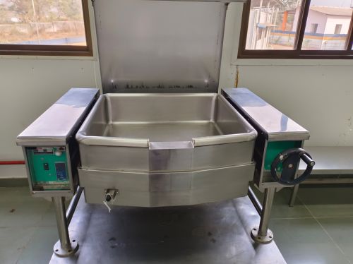 Tilting Boiling Induction Pan, Color : Silver for Simmering