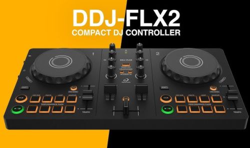 Alphatheta Ddj-flx2 DJ Mixer, Color : Black