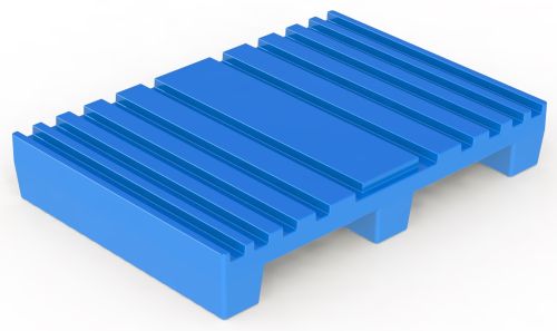 2 Way Entry Non- Reversible Plastic Pallet L1075 X W760 X H175 Mm SIP-R2-1076GS-OO