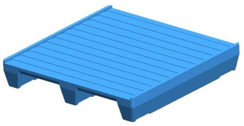 2 Way Entry Non-Reversible Rackable Pallets L1000 X W1000 X H165 Mm SIP-R2-1010GS-SG