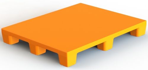 4 Way Entry Non Reversible Plastic Pallet L1000 X W1000 X H150 Mm SIP-R4-1010FP-00