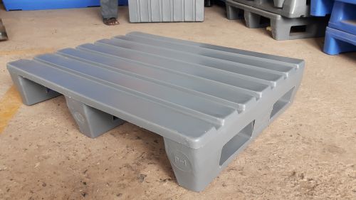 4-Way Entry Non-Reversible, Rackable Plastic Pallet L660 X W870 X H165 Mm SIP-R24-6687GS