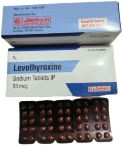 Levothyroxine Sodium Tablets 50mcg, Packaging Type : Box