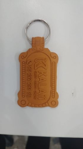 Polished SI PVC Key Chains, Packaging Type : Blue.brown