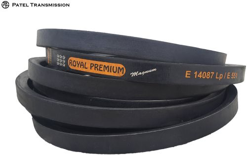 Rubber Royal Premium Magnum E-Section Black V-Belt