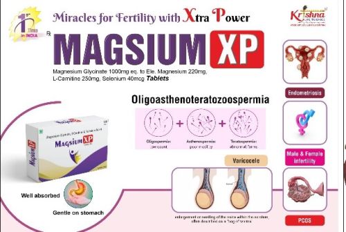 Magsium XP Tablet, Packaging Type : 1x10 Alu Alu Monocartoon