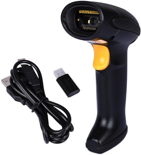 Electric D-5015 2D Wireless Barcode Scanner, Color : Black, Red