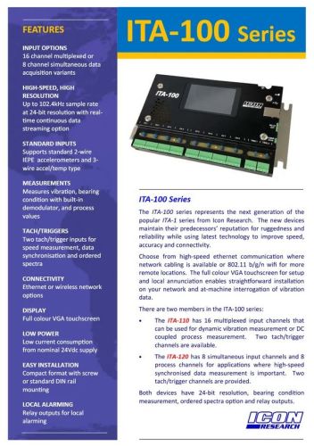 ITA-100 Series Online Vibration Monitoring System 