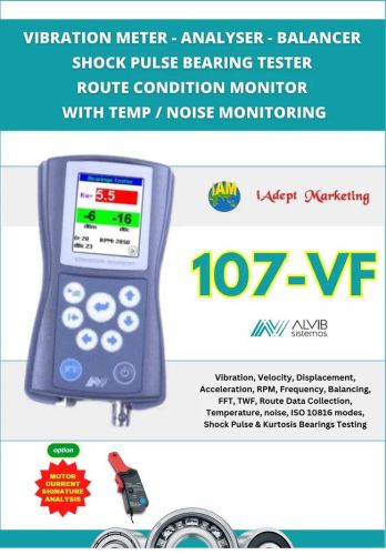 Single Channel Vibration Meter & Data Collector