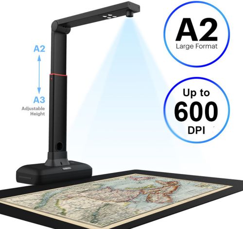 Electric Viisan S21 A2 Overhead Scanner, Color : Black