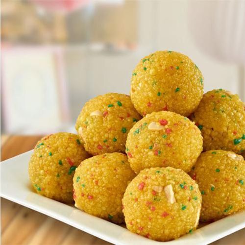 Boondi Ladoo, Shape : Round