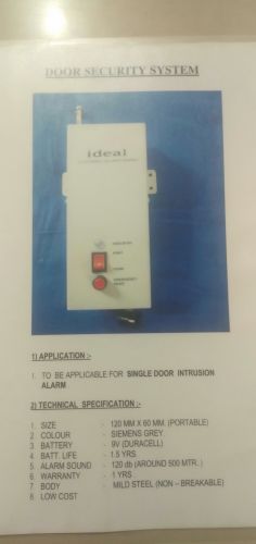 Steel Home Security Alarm, Brand Name : Ideal