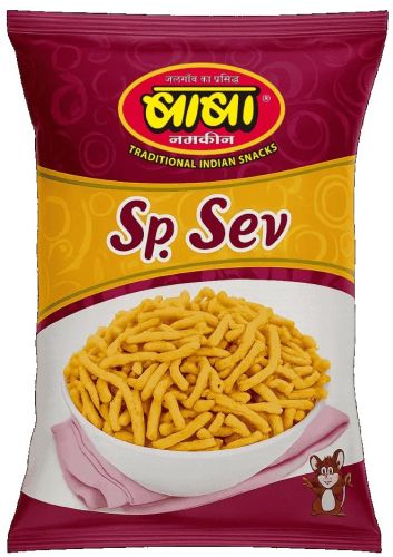 Special Sev Namkeen, Color : Golden for Topping Chaats Salads