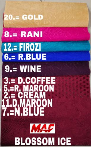 Blossom Ice Knitting Polyester Fabric, Brand Name : Fabricsmall