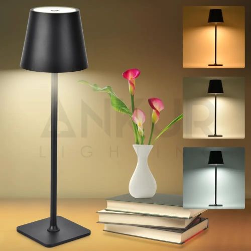 Soft Ankur Unplugged Solar Wireless Table Lamp Modern