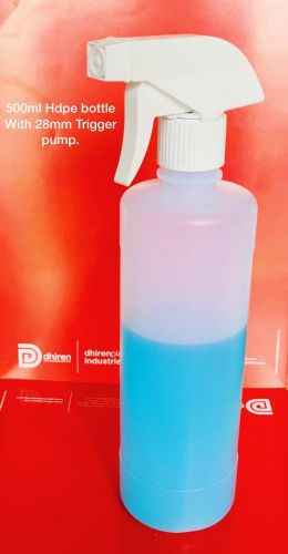 Plastic Trigger Spray Bottle, Color : White, Brand Name : Dhiren