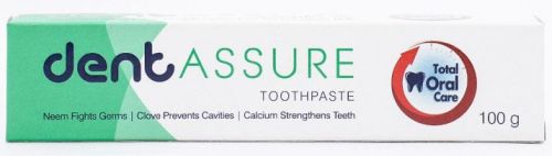 Dentassure Toothpaste, Color : White, Packaging Type : Tube for Daily