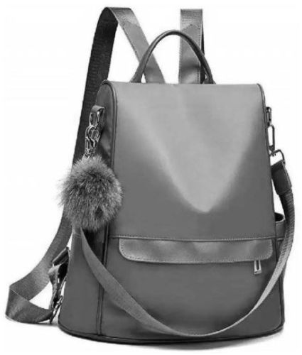 Not Specified Backpack For Women and Girls, Color : Grey