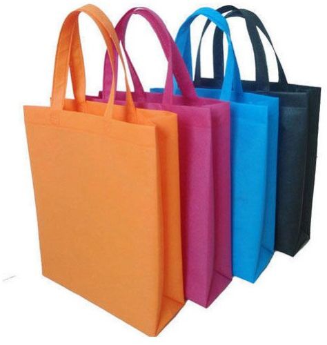 Plain Loop Handle Filmed Non Woven Bags
