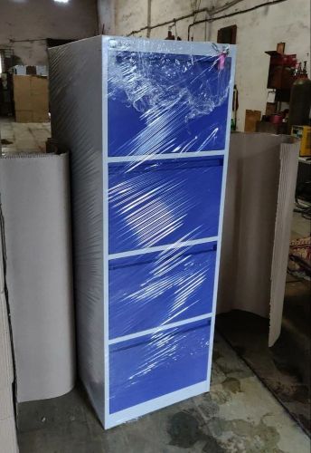 Paint Coated Mild Steel Ashpri Office Filing Cabinet, Color : White