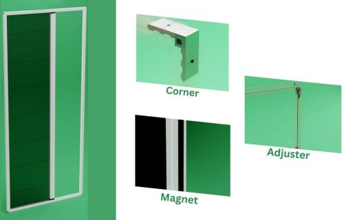 Pleated Insect Screens for Home Windows & Doors, Balconies