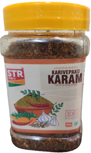 340 Kcal Karvepaku Karam, Packaging Size : 150gms for Human Consumption
