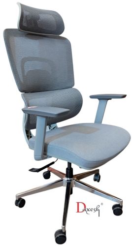 Adaptable Ergonomic Grey Mesh Chair Df – 300