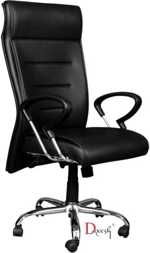 Leatherette Chair Df – 1019, Color : Black