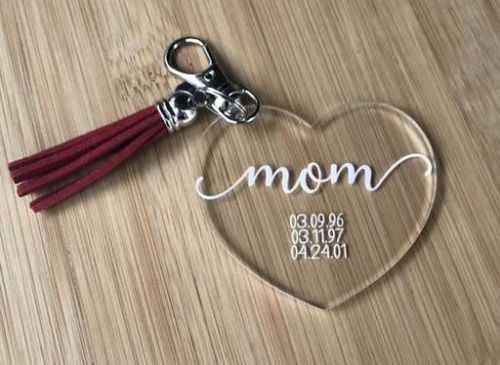 Acrylic Key Rings, Color : Assorted